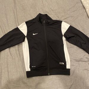 Nike athletic track jacket Kids size M.